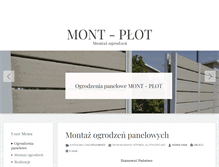 Tablet Screenshot of ogrodzenia-montaz.pl